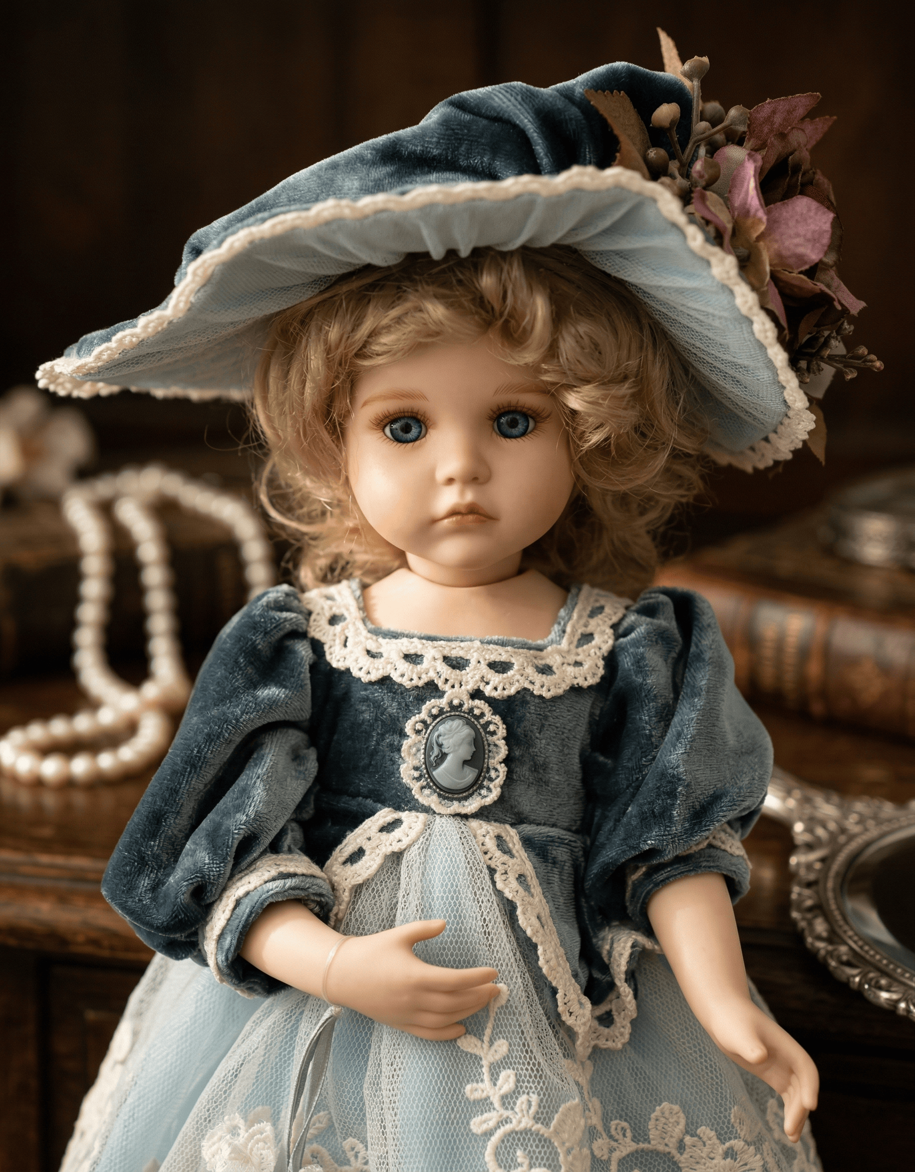 Cloveray 13inch Full Porcelain - Vintage Collectible Porcelain Dolls review and price