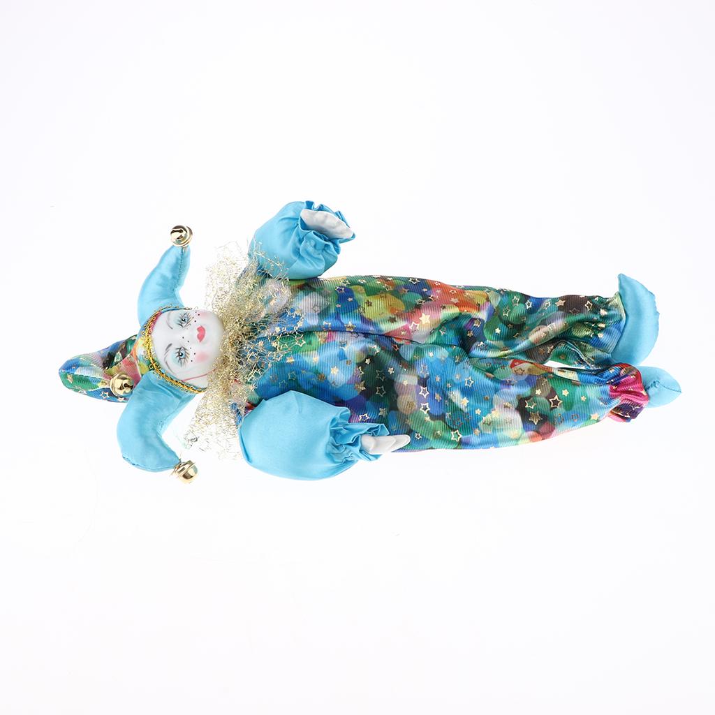 Vintage Cloth Clown Doll Porce - Vintage Collectible Porcelain Dolls review and price