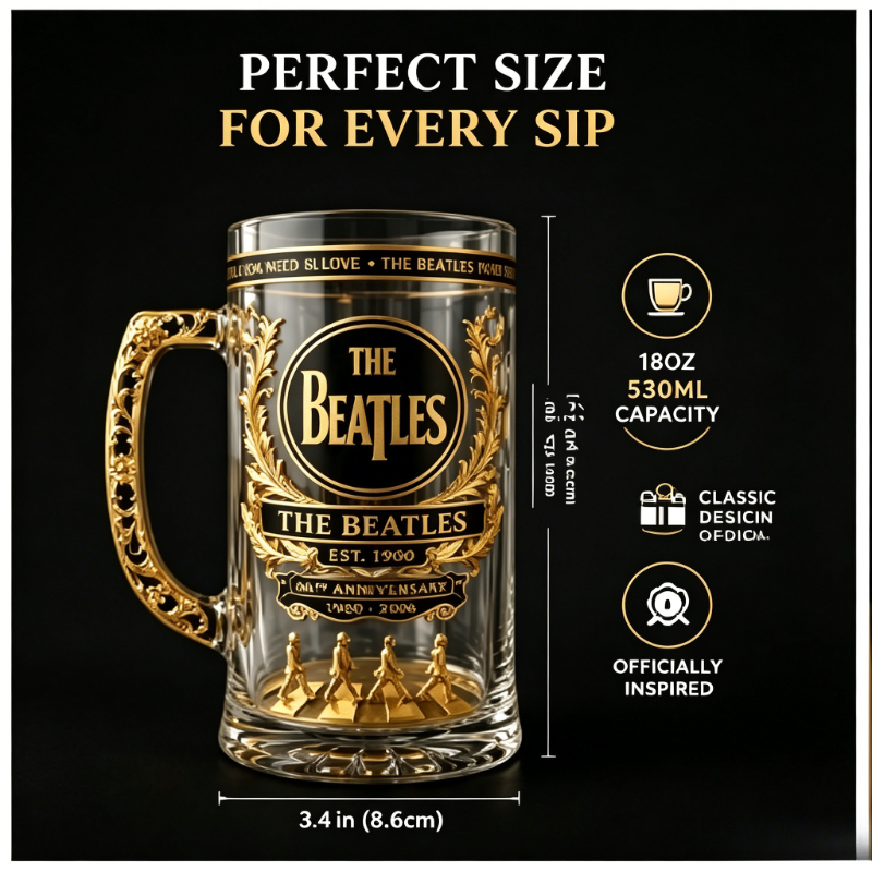 The  Beatles 66th Anniversary  - Vintage Collectible Glass review and price