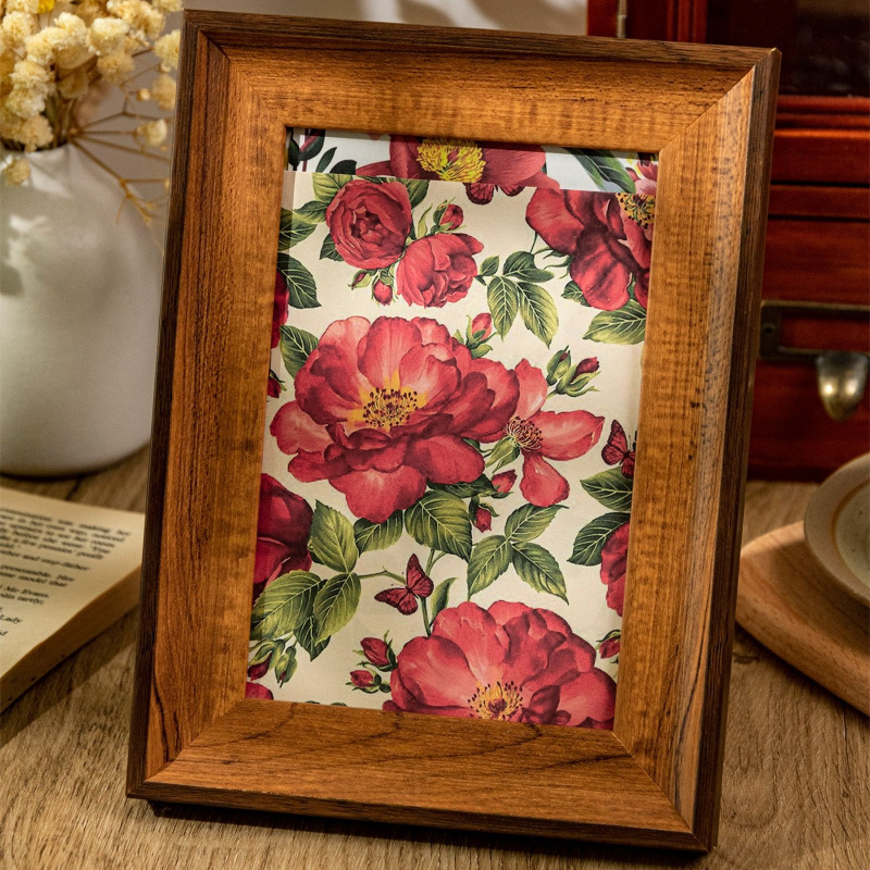 1book/100pcs Retro Floral Dits - Vintage Collectible Magazines review and price