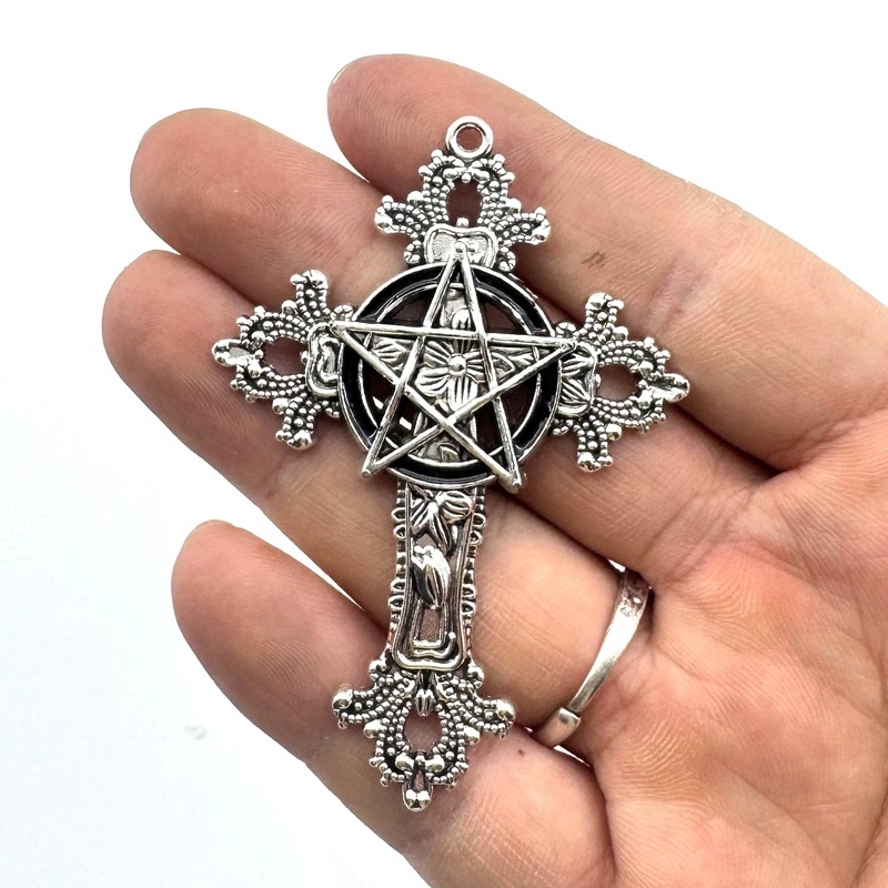 2pcs 30x15mm Gothic Big Cross  - Vintage Collectibles For Sale review and price