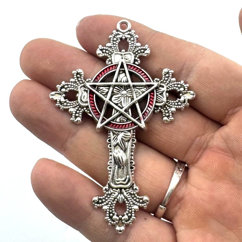 2pcs 30x15mm Gothic Big Cross  - Vintage Collectibles For Sale review and price