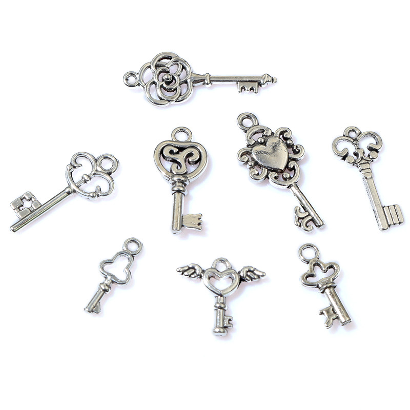 50pcs Vintage Small Key Charms - Vintage Collectibles For Sale review and price