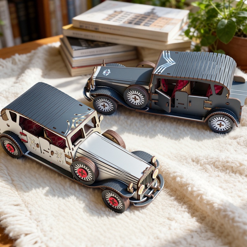 DIY 3D Wooden Vintage Classic  - Vintage Collectible Cars review and price
