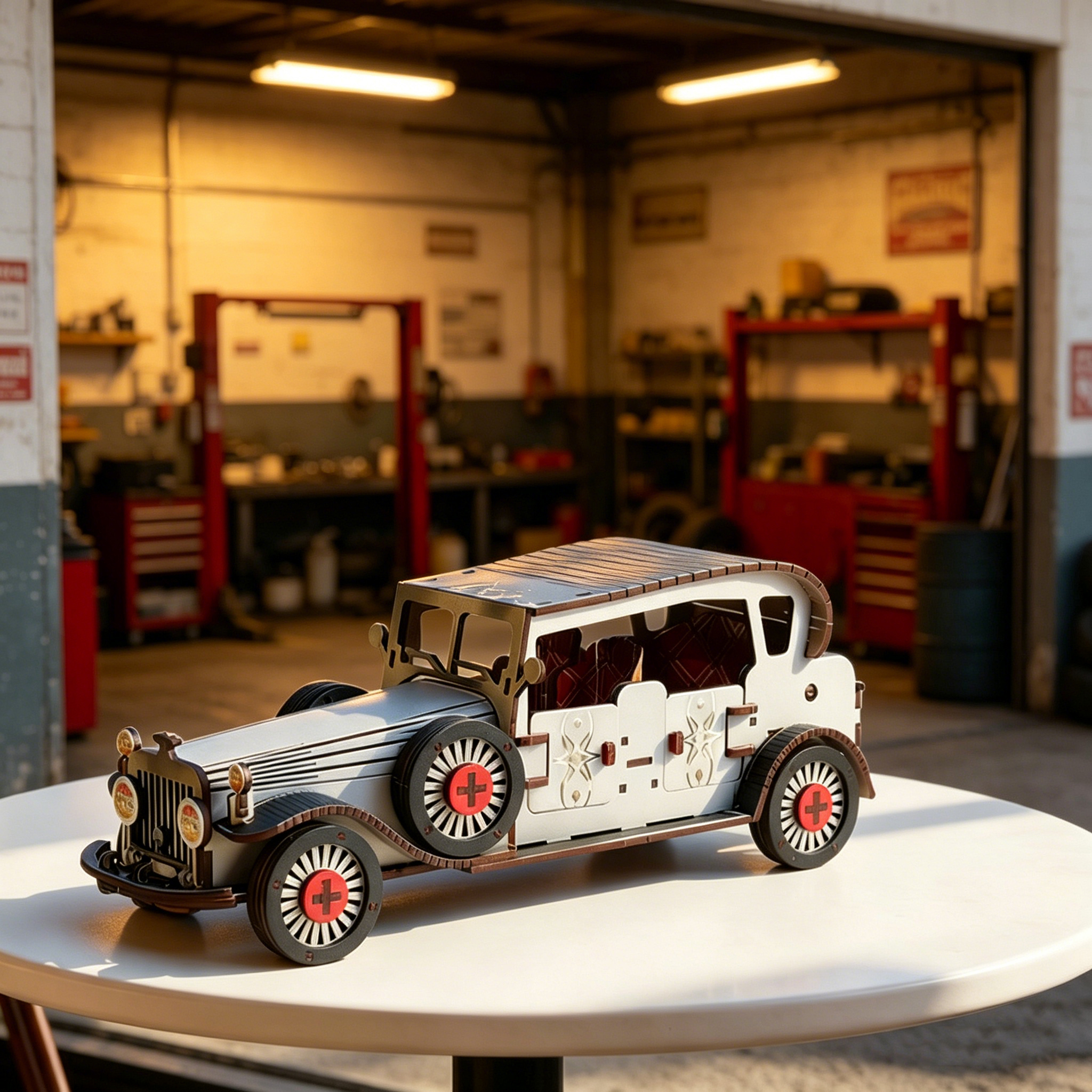 DIY 3D Wooden Vintage Classic  - Vintage Collectible Cars review and price