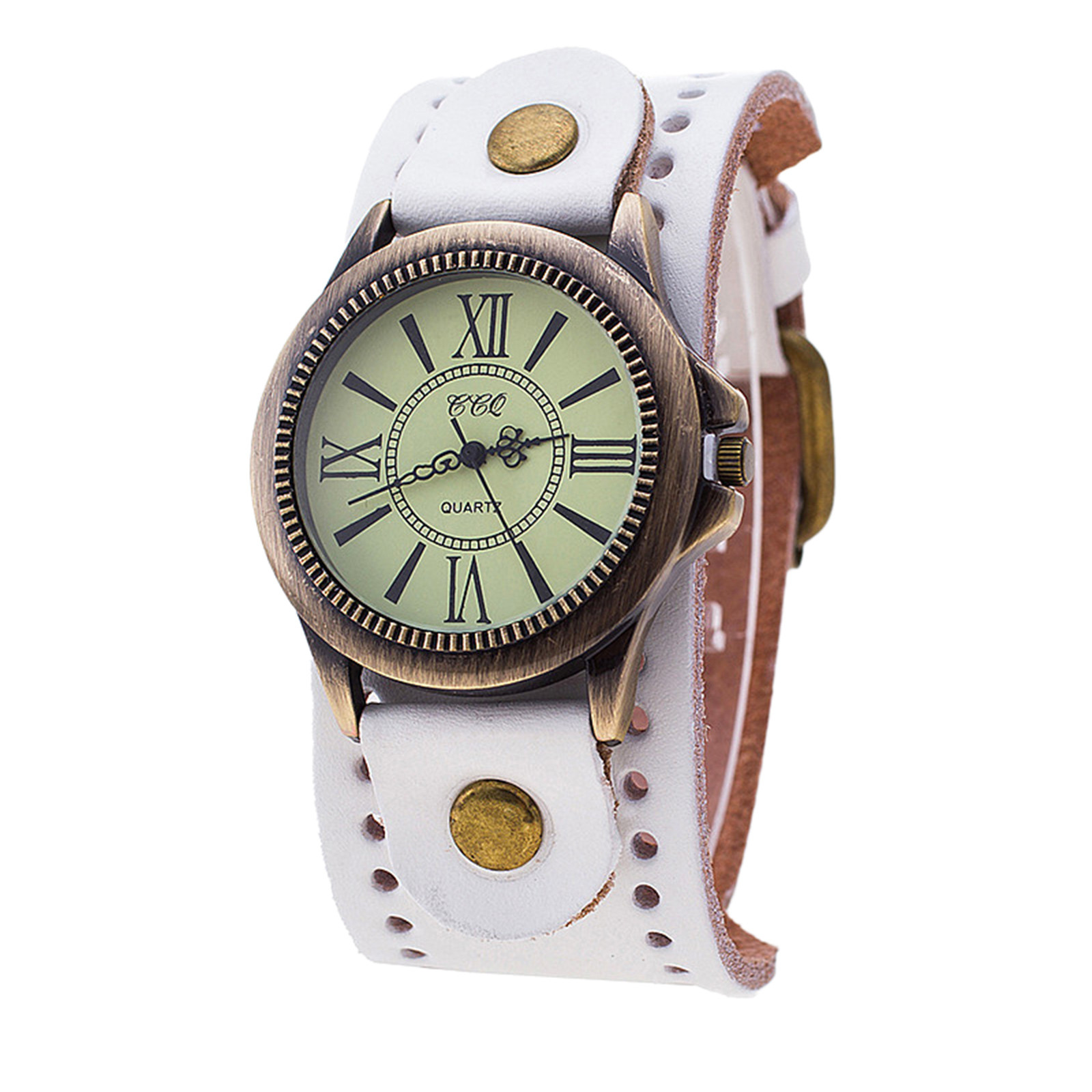 Punk Retro Leather Watch Roman - Vintage Watch Crystal review and price