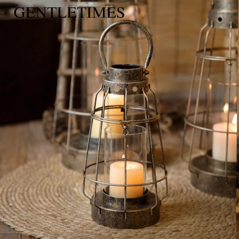 European Iron & Glass Candle H - Vintage Collectible Glass review and price