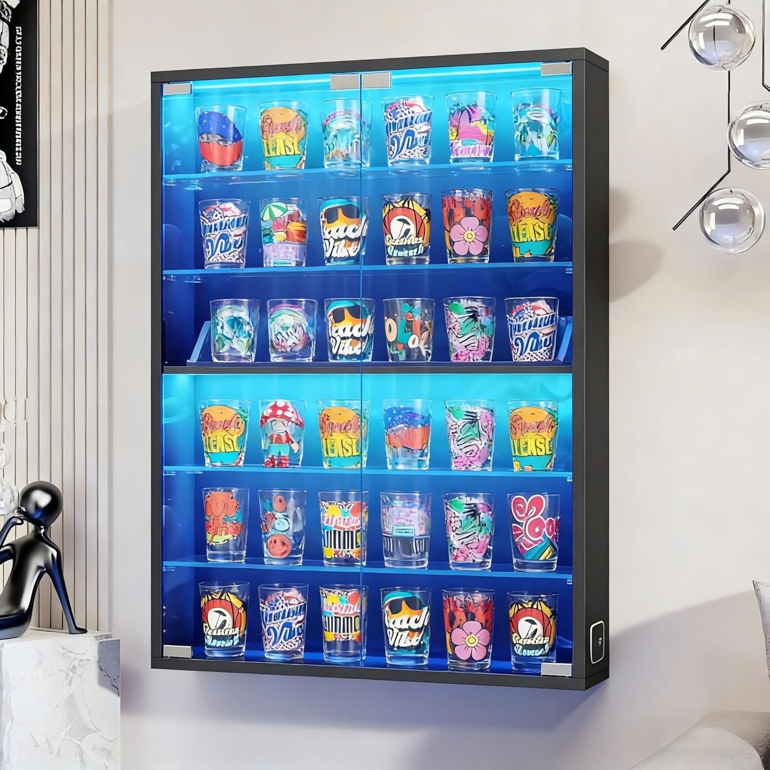 6-Tier Wall Display Case with  - Collectible & Vintage Dolls For Christmas review and price