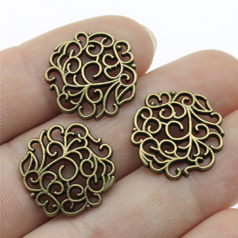 10pcs 18x18mm 2 Colors Antique - Vintage Collectibles For Sale review and price