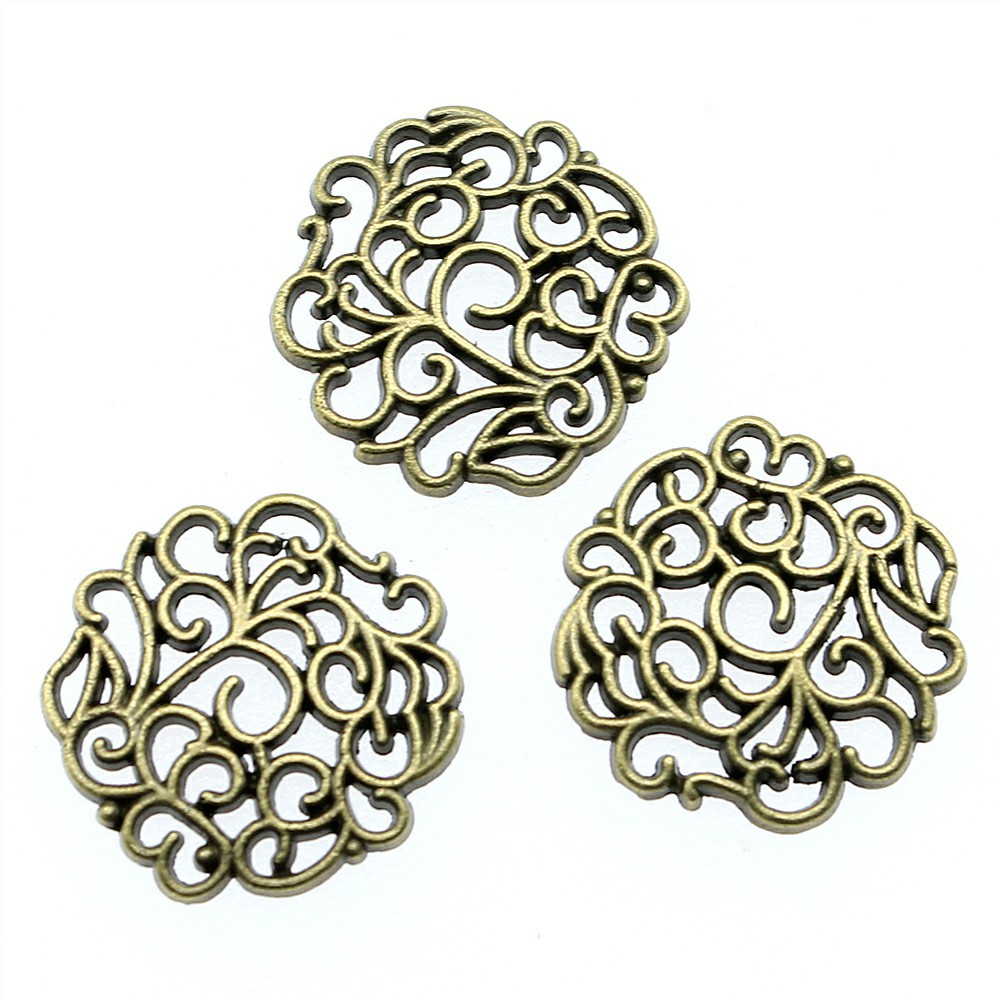 10pcs 18x18mm 2 Colors Antique - Vintage Collectibles For Sale review and price