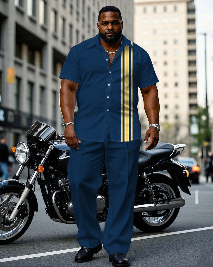 S-9XL Plus Size Men's Striped  - Collectible & Vintage Dolls For Wedding review and price