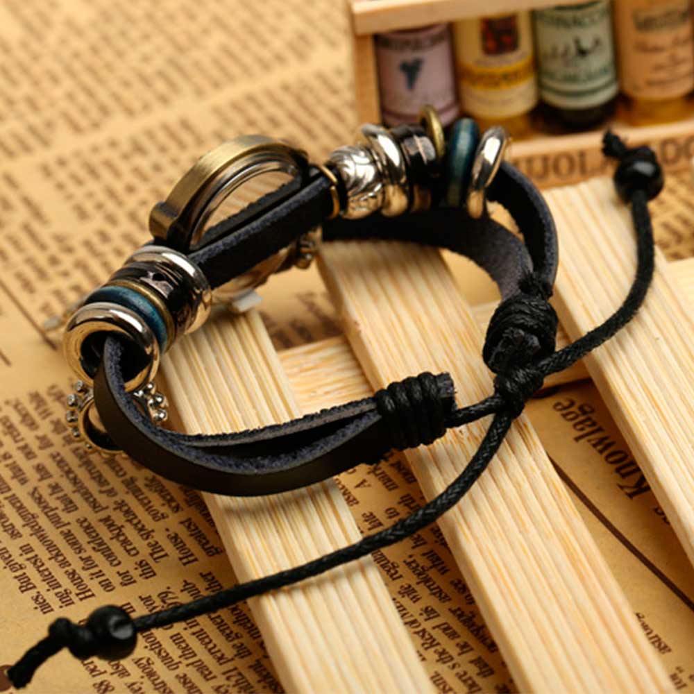 Handmade Butterfly Beads Brace - Vintage Watch Crystal review and price