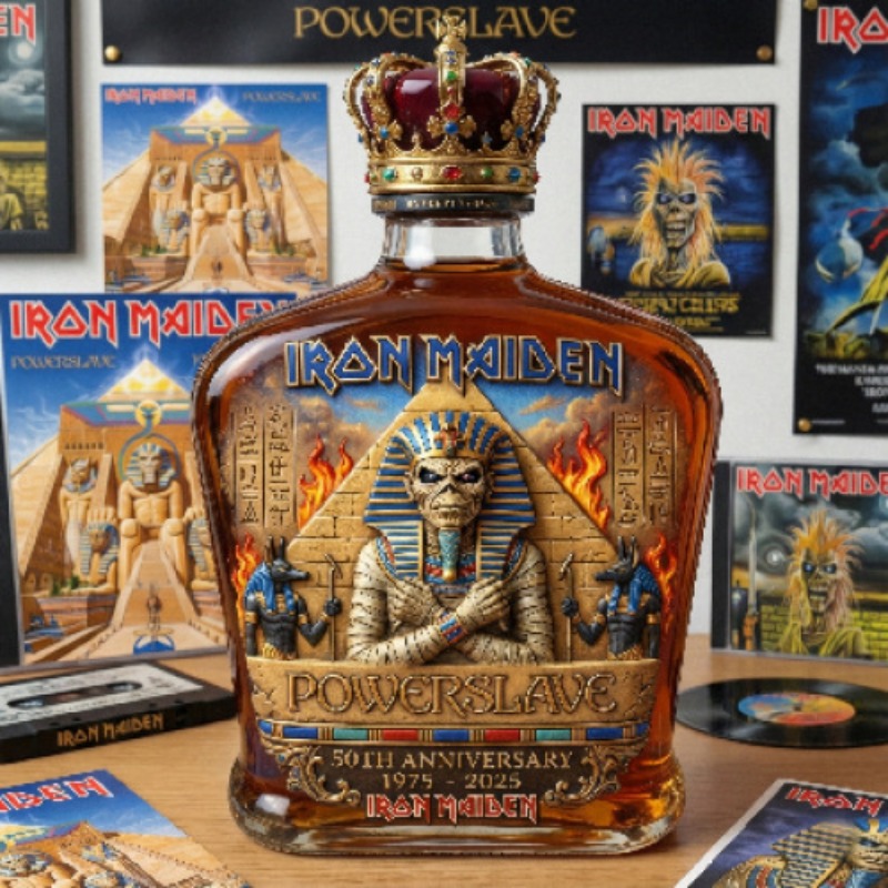 Vintage Rock Themed Mummy Scul - Vintage Collectible Glass review and price
