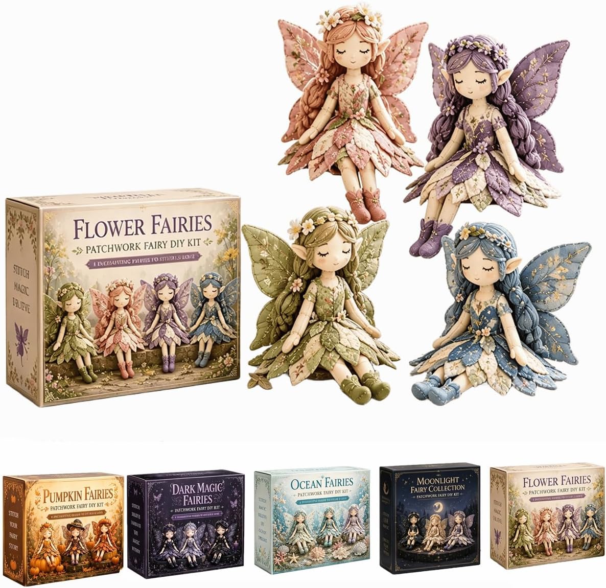 Fairy Patchwork DIY Collection - Collectible & Vintage Dolls For Christmas review and price
