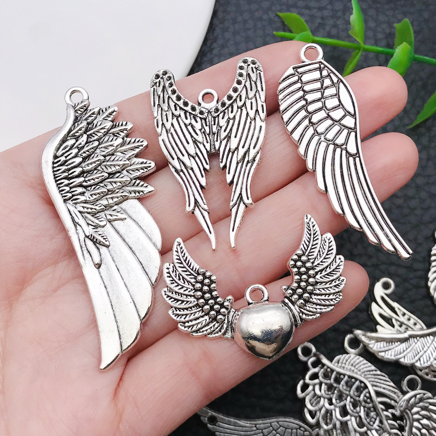 Angel Wing Charms, New 22/42 P - Vintage Collectibles For Sale review and price