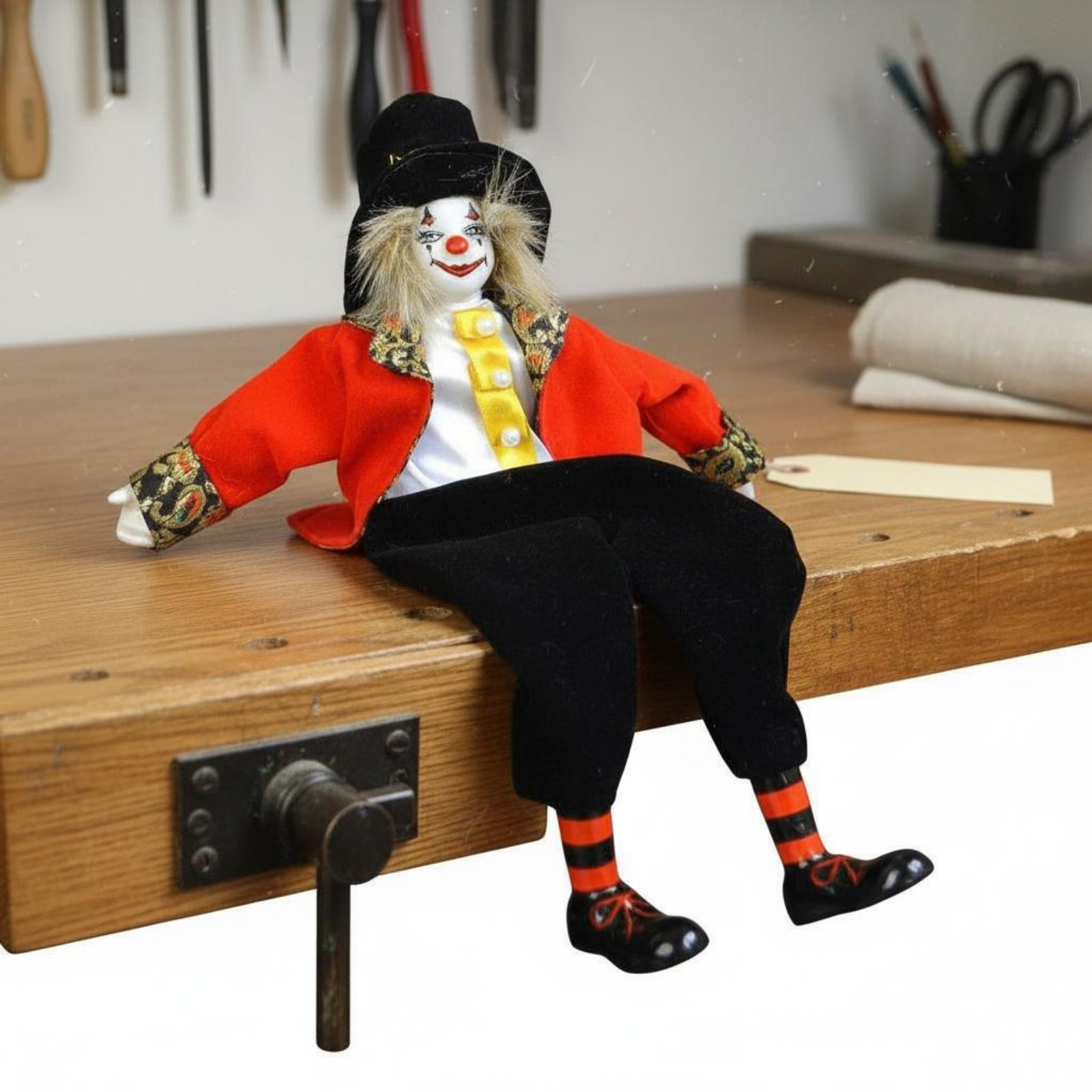 Soft Leg Clown Doll Collectibl - Vintage Collectible Porcelain Dolls review and price