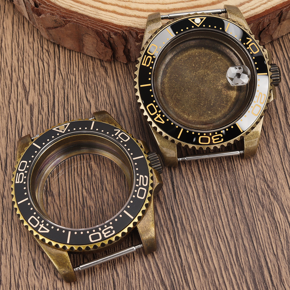 For NH35 Cases PVD Bronze Retr - Vintage Watch Crystal review and price