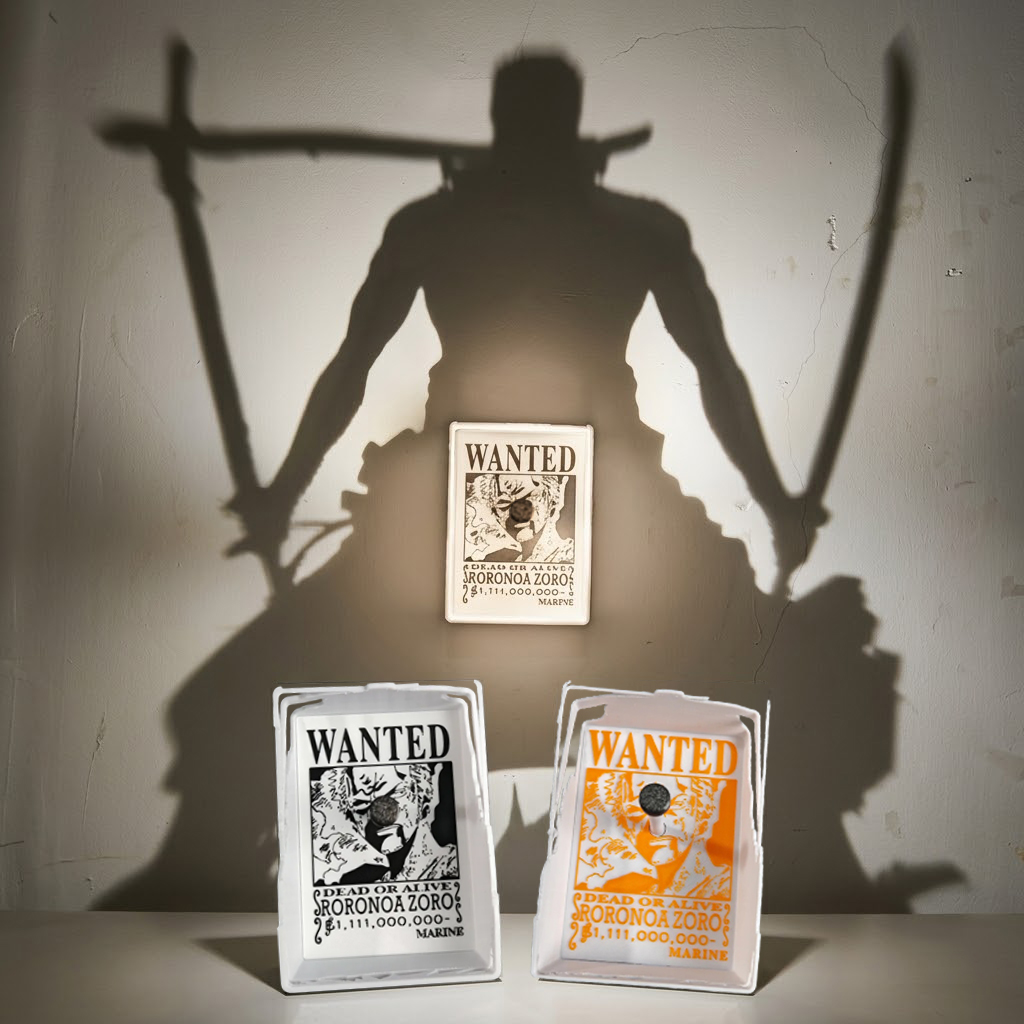 Bandai One Piece Zoro Wall Lam - Vintage Collectible Figurines review and price