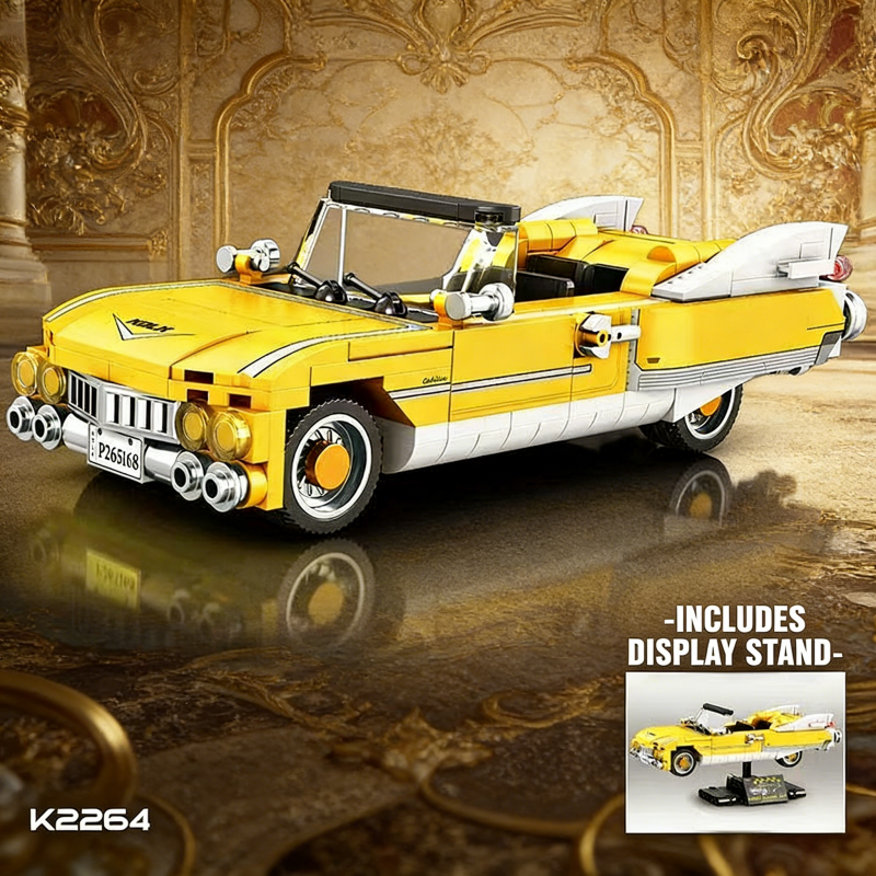 Yellow Vintage Convertible Car - Vintage Collectible Model Cars review and price